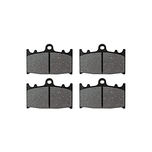 Bremsbeläge Für Ninja Für ZX6R Für Kawasaki ZX9R ZX600 ZR400 Zephyr ZZR600 ZZR400 ZX600E Motorrad Bremsbeläge Vorne Und Hinten Motorrad Bremsbeläge (Color : for 2 Pairs Front Pads) von VCLUST