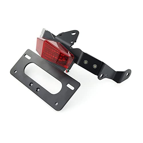 Motorrad Lizenz Kennzeichen Halter Für Kawasaki Für Vulcan S Für Vulcan Hinteres Heck Tidy Fender Eliminator Kit Kennzeichenhalterhalterung Kennzeichenhalter (Color : Rood) von VCLUST