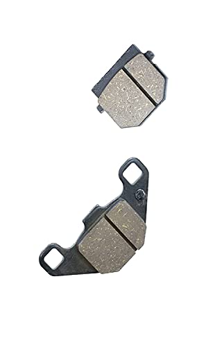 VCLUST Bremsbeläge Bremsbeläge Set Für Peugeot Für Street Bike 50 Für Kisbee 4T 2010-2015 Bremsbeläge Vorne Motorrad Bremsbeläge (Color : for Black Front) von VCLUST