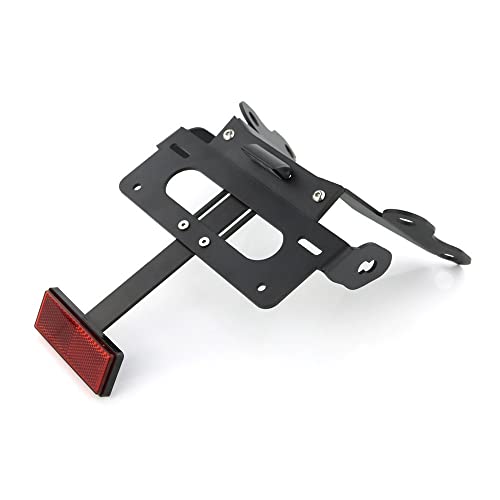 VCLUST Motorrad Lizenz Kennzeichen Halter Für Ducati Für Monster 821/821 Für Stripe/Für Dark Tail Tidy Fender Eliminator Kit Nummernschildhalterhalterung Kennzeichenhalter von VCLUST