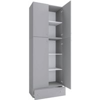 Büroschrank Lona grau B/H/T: ca. 70x200x39 cm von VCM Möbel