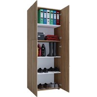 Kleiderschrank Lona Eiche B/H/T: ca. 70x182x39 cm von VCM Möbel