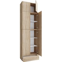 Kleiderschrank Lona Eiche B/H/T: ca. 70x240x39 cm von VCM Möbel