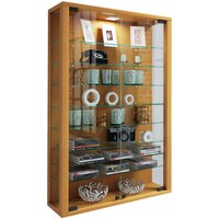 Vitrine Vitrosa Mini buche Nachbildung Holzwerkstoff Glas B/H/T: ca. 59x90x18 cm von VCM Möbel