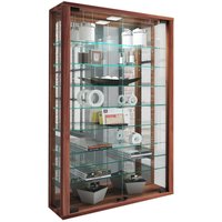 Vitrine Vitrosa nussbaum Nachbildung Holzwerkstoff Glas von VCM Möbel