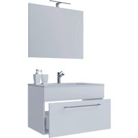 Waschplatz 3tlg-Badinos weiß B/H/T: ca. 60x50x46 cm von VCM Möbel