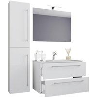 Waschplatz 4tlg-Badinos weiß B/H/T: ca. 61x52x46 cm von VCM Möbel