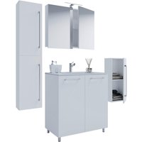 Waschplatz 5tlg-Gilos weiß weiß B/H/T: ca. 80x86x46 cm von VCM Möbel