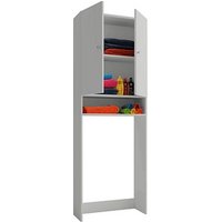 VCM my bath Waschmaschinenschrank Lona, 913863 grau 1 Fachboden 64,0 x 27,0 x 182,0 cm von VCM my bath