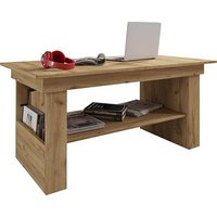 VCM my home Kobila Couchtisch Holz eiche 157,0 x 65,0 x 52,5 - 59,0 cm von VCM my home