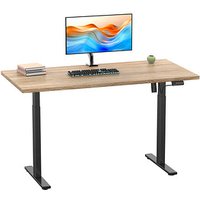 VCM my office Lona elektrisch höhenverstellbarer Schreibtisch sonoma-eiche rechteckig, T-Fuß-Gestell schwarz 110,0 x 80,0 cm VCM my office Lona elektrisch höhenverstellbarer Schreibtisch sonoma-eiche rechteckig, T-Fuß-Gestell schwarz 110,0 x 80,0 cm von VCM my office