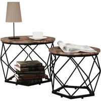2er Set Beistelltisch Sofatisch Helaro m 2er Set Beistelltisch Sofatisch Helaro m von VCM