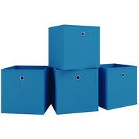 4er-Set Faltbox Klappbox "Boxas" - ohne Deckel Pink von VCM