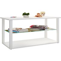 Holz Sofatisch Couchtisch Glas Wanilo l von VCM