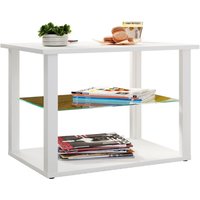 Holz Sofatisch Couchtisch Glas Wanilo m von VCM
