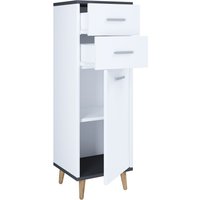 Midischrank "Landos" Weiß/Anthrazit von VCM