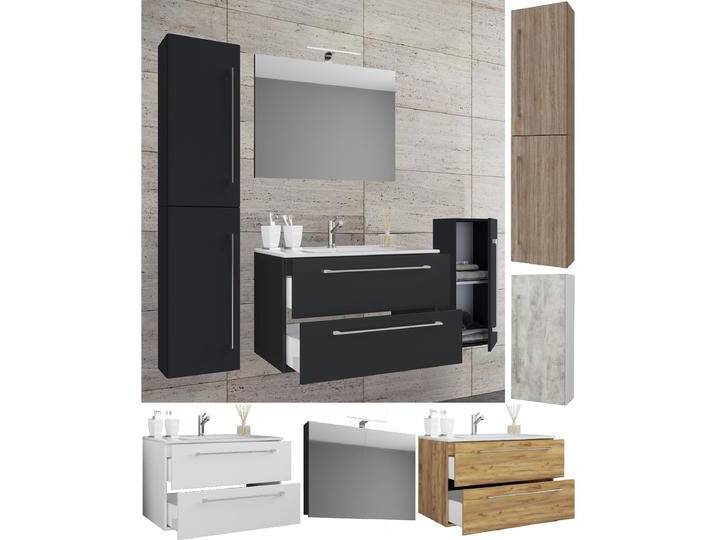 VCM, Badmöbelset, 5.-tlg. Waschplatz Waschtisch Badinos 2 Schubladen Spiegel VCM, Badmöbelset, 5.-tlg. Waschplatz Waschtisch Badinos 2 Schubladen Spiegel von VCM