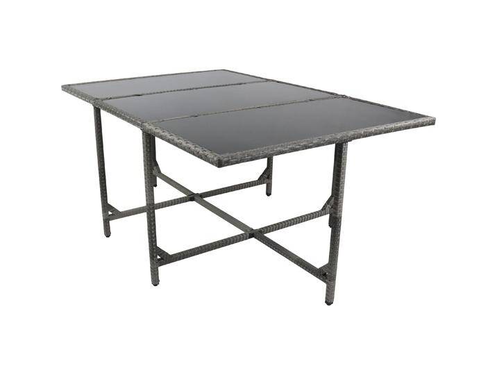 VCM, Gartentisch + Balkontisch, 7-tlg Sitzgruppe Gartenmöbel Set Rattan (170 cm) von VCM