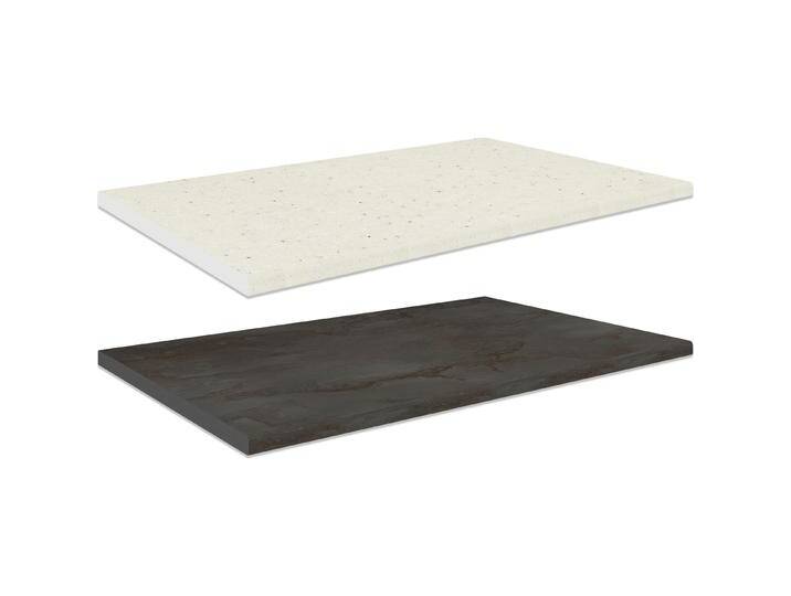 VCM, Tischplatte, Arbeitsplatte Küchenarbeitsplatte Küchenmöbel Arbeitsplatte Küche Esilo (120 x 60 x 3 cm) von VCM