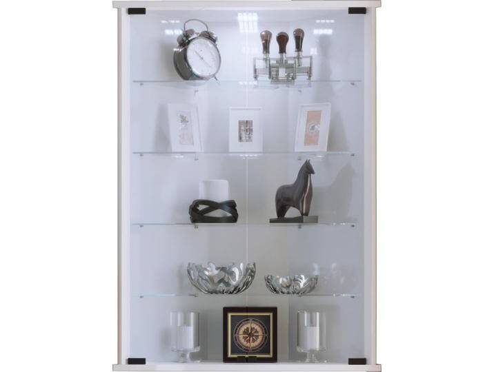 VCM, Vitrine + Buffetschrank, Sammel Stand Eckvitrine Holz Glas Vecko (88 x 67 x 23 cm) von VCM