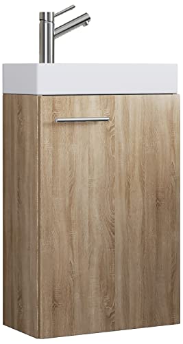 2-TLG Set | Waschplatz für Gäste WC | Gästebad | Waschtisch | Badezimmer Set - Slito von VCM