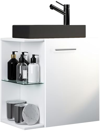2-TLG Set | Waschplatz für Gäste WC | Gästebad | Waschtisch Toilette | Badezimmer Set – Hausa-BL 2-TLG Set | Waschplatz für Gäste WC | Gästebad | Waschtisch Toilette | Badezimmer Set – Hausa-BL von VCM