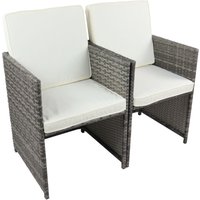 VCM - 2-tlg. Gartenstuhl Balkonstuhl Rattan Raloso VCM - 2-tlg. Gartenstuhl Balkonstuhl Rattan Raloso von VCM