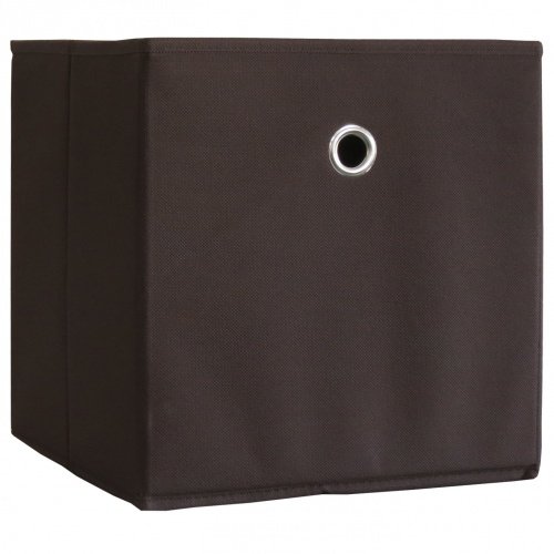 VCM 2er Set Faltbox | Klappbox Stoff Kiste | Faltschachtel | Maße Maße ca. H. 28 x B. 27 x T. 27 cm | Regalbox - Boxas Dunkelbraun VCM 2er Set Faltbox | Klappbox Stoff Kiste | Faltschachtel | Maße Maße ca. H. 28 x B. 27 x T. 27 cm | Regalbox - Boxas Dunkelbraun von VCM