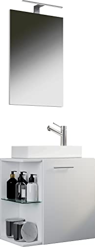 3-TLG Set | Waschplatz für Gäste WC | Gästebad | Waschtisch Toilette | Badezimmer Set - Hausa SP 3-TLG Set | Waschplatz für Gäste WC | Gästebad | Waschtisch Toilette | Badezimmer Set - Hausa SP von VCM