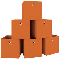 6er-Set Faltbox Klappbox "Boxas" - ohne Deckel Blau von VCM