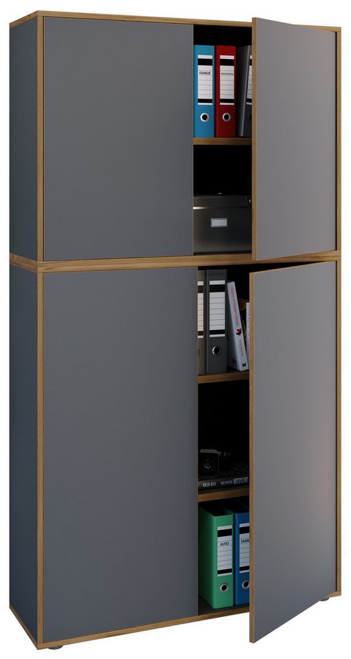 VCM Aktenschrank Büroschrank Aktenschrank Sideboard Salia 5fach von VCM