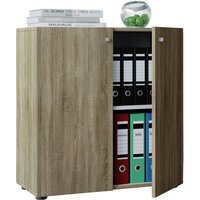 VCM Aktenschrank »Vandol Mini«, BxHxL: 39 x 74 x 70 cm, Holzwerkstoff - braun von VCM