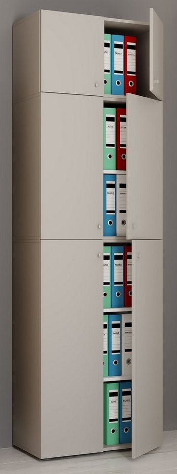 VCM Aktenschrank XXL Büroschrank Aktenschrank Schrank Lona 5fach A (1-St) von VCM