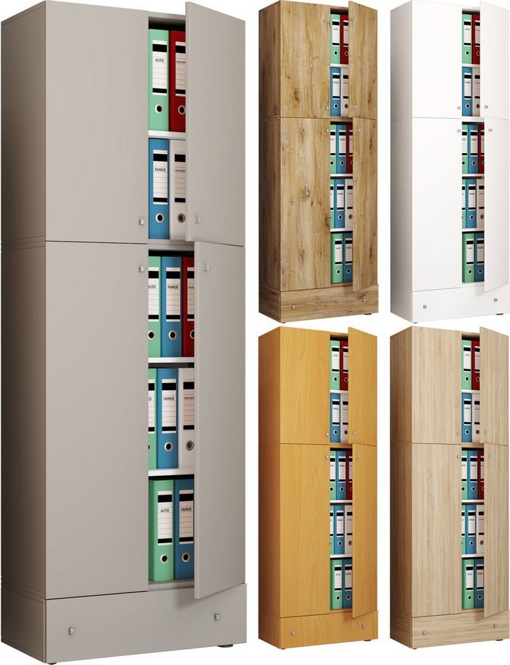 VCM Aktenschrank XXL Büroschrank Aktenschrank Schrank Lona 5fach S (1-St) von VCM