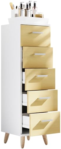 VCM Badmöbel Midischrank | Badschrank | Maße: H. 100 x B. 30 x T. 30 cm | Kommode | 5 Schubladen - Landos M VCM Badmöbel Midischrank | Badschrank | Maße: H. 100 x B. 30 x T. 30 cm | Kommode | 5 Schubladen - Landos M von VCM