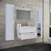 VCM Badmöbel-Set, Breite Waschtisch: 80 cm - weiss von VCM