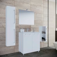 VCM Badmöbel-Set, Breite Waschtisch: 80 cm - weiss VCM Badmöbel-Set, Breite Waschtisch: 80 cm - weiss von VCM