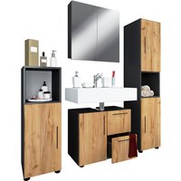 VCM Badmöbel-Set »Flandu«, 4-tlg., anthrazit - grau VCM Badmöbel-Set »Flandu«, 4-tlg., anthrazit - grau von VCM