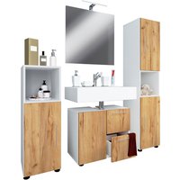 VCM Badmöbel-Set »Flandu«, 4-tlg., weiß - weiss VCM Badmöbel-Set »Flandu«, 4-tlg., weiß - weiss von VCM