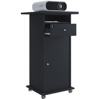 Beamer-Stand "Neta" mit Tür Schwarz von VCM