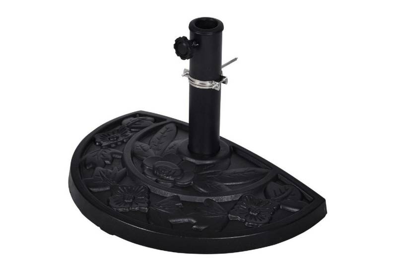 VCM Betonschirmständer Schirmständer halbrund VCM Betonschirmständer Schirmständer halbrund von VCM