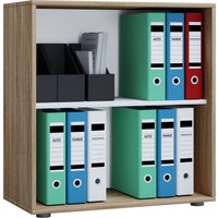 Büroregal Lona 2-Fach ohne Türen Sonoma-Eiche von VCM