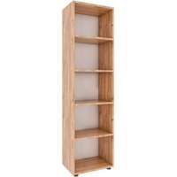 VCM Büroregal »Ulas«, BxHxL: 49 x 178 x 32 cm, Holzwerkstoff - beige von VCM