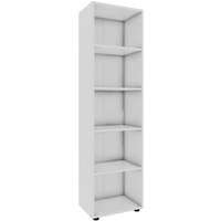 VCM Büroregal »Ulas«, BxHxL: 49 x 178 x 32 cm, Holzwerkstoff - weiss von VCM