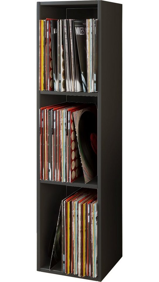 VCM CD-Regal Holz Schallplatten LP Stand Regal Platto 3fach von VCM