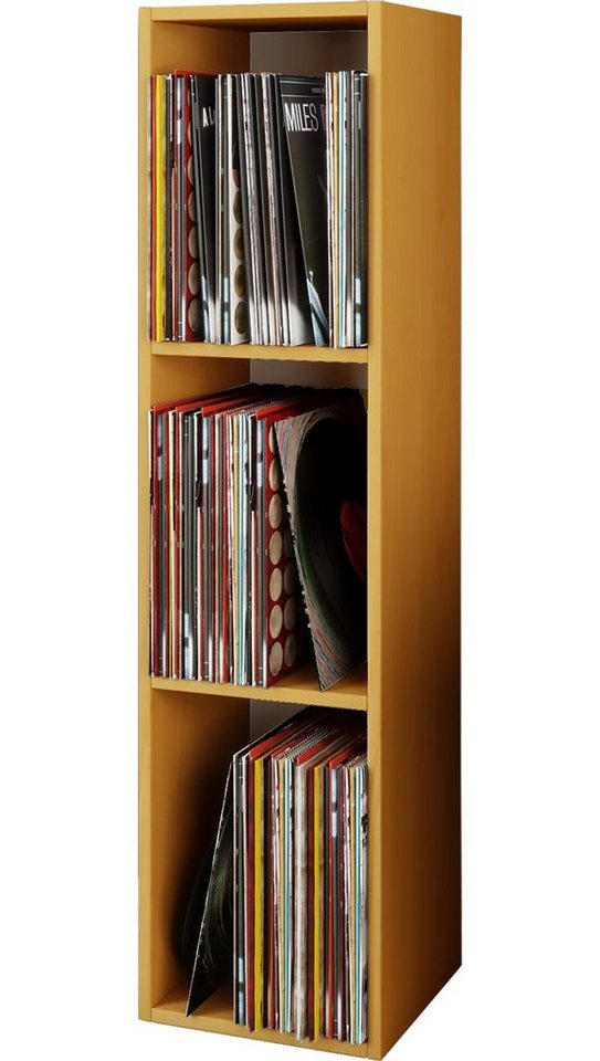 VCM CD-Regal Holz Schallplatten LP Stand Regal Platto 3fach von VCM
