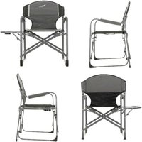 VCM Campingstuhl 2er Set grau Aluminium B/H/T: ca. 59x87x51 cm von VCM