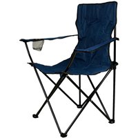 VCM Campingstuhl blau Polyester-Mischgewebe B/H/T: ca. 85x85x50 cm von VCM