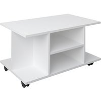 VCM Couchtisch »Findula«, BxHxL: 80 x 40 x 40 cm - weiss von VCM