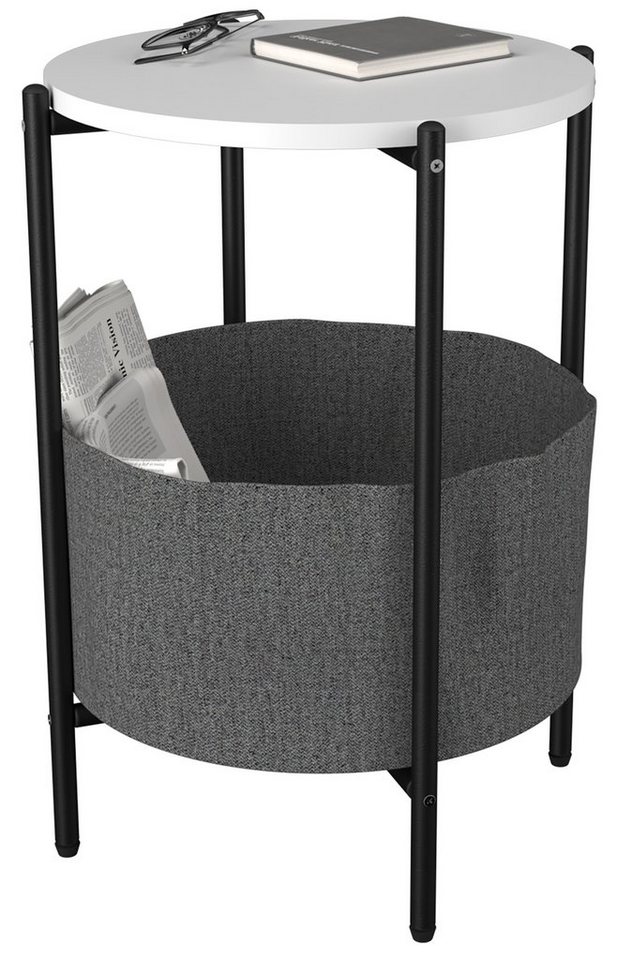 VCM Couchtisch Runder Sofatisch Couchtisch Pulia von VCM